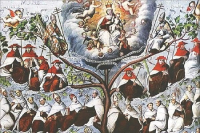 Carmelite Saints. Painting. Family Tree. Arequipa, Peru.