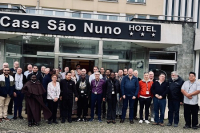 Meeting of the Order's Treasurers in Fatima. Detail.