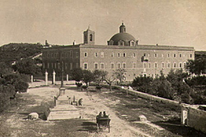 Stella Maris monastery at the end of the 19th century