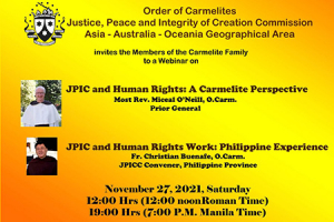 Webinar sobre derechos humanos de la JPIC