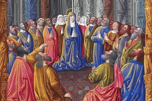 The Pentecost, Mus&eacute;e Cond&eacute;, Chantilly, France.