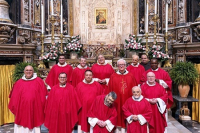 Celebrants at the Chapter of the General Commissariat “Santa Maria 'La Bruna'”