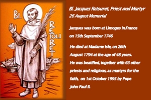 Memorial del Beato Jaime Retouret