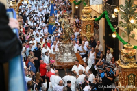 Procession with the statue of Our Lady of Mount Carmel in Valletta