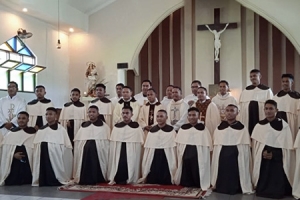 First vows in Flores, Indonesia