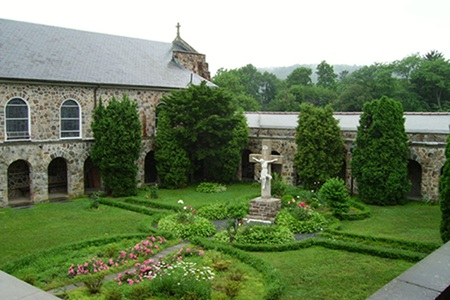 Il giardino del monastero carmelitano di Allentown